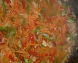 Foto del paso 2 de la receta: Pasta con pollo y vegetales a la salsa