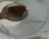 A picture of step 1 of Vanilla Frappucino.