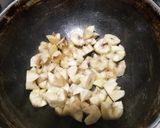 A picture of step 2 of Banana paneer stars.
