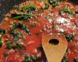 Spenótos paradicsomos spagetti recept fázis 2 fotója