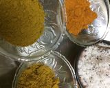 A picture of step 1 of Rabbit fish curry / safi fish.