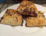 Foto del paso 9 de la receta: Hojaldres de mermelada con pasas y pepitas de chocolate