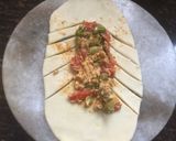 A picture of step 3 of Fish Shaped Parathas.