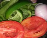 A picture of step 1 of Capsicum sev veggie.