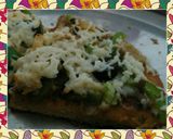 A picture of step 6 of Home made pizza in a pan.