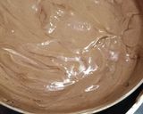A picture of step 8 of Decedent cake.