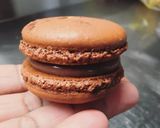 A picture of step 6 of Milk Chocolate Macarons.