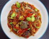 Foto langkah ke 7 dari resep Balado Terong Teri Petai.