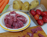 Foto del paso 1 de la receta: Estofado de magro de cerdo ibérico y manteca del mismo