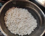 A picture of step 2 of Namkeen sabudana.