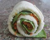 A picture of step 5 of Pinwheel sandwich Tricolour.
