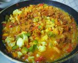 A picture of step 7 of Mumbai Pav Bhaji.