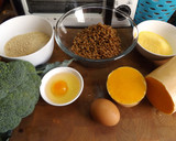 Foto del paso 1 de la receta: Tortitas ovo-lacto-vegetarianas con calabaza, brécol y lentejas