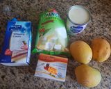 मँगो चीज केक (mango cheese cake recipe in marathi) रेसिपी स्टेप 1 फोटो