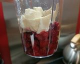 Une image de l'étape 1 de 🍧Mousse crémeuse au tofu soyeux et framboises (veggie).