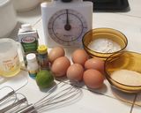 Foto langkah ke 1 dari resep Pandan Ogura Cake.