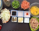 A picture of step 1 of Restaurant style Chicken and veg fried rice #CookPadApp  Rice Competition.
