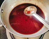 A picture of step 2 of Kokum Sharbat / kokum juice.