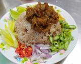 ข้าวคลุกกะปิกับหมูสามชั้นสไลซ์หวาน วิธีทำสูตร 10 รูป