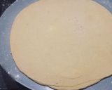 A picture of step 3 of Cashew khoya poli.