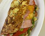 Foto del paso 3 de la receta: Omelette de zucchini (calabacín) opción para una cena saludable