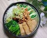 Hình bước làm 6 của món TANTANMEN (Mì sốt cay)