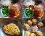 A picture of step 1 of Muli (radish) Paratha, with new style.