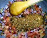 A picture of step 6 of Achari Methi kadu.