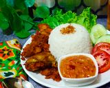 Foto langkah ke 6 dari resep Ayam Kampung Goreng Tapioka Sambal Tomat.