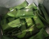 Foto langkah ke 3 dari resep Lemet singkong pandan.