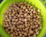Foto del paso 5 de la receta: Garbanzos con espinacas, bacalao y extra de majado