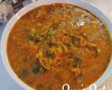 A picture of step 10 of Dhansak Mutton - A Parsi Dish with Lentils and Meat.