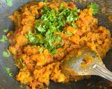 A picture of step 7 of Turnip (Shalgam) Ka Bharta.