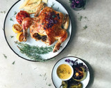 Foto del paso 2 de la receta: Pollo asado al horno dorado crujiente al limón