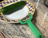 A picture of step 1 of Talattouri (Cypriot-Style Tzatziki).