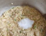 A picture of step 5 of Lauki Handvo.