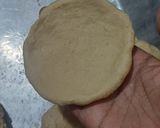 A picture of step 3 of Cashew khoya poli.