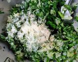 Foto del paso 2 de la receta: Conchiglioni rellenos de ricota y espinaca 🥬