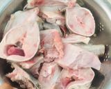 Hình bước làm 2 của món Lẩu măng chua cá bớp