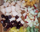 A picture of step 1 of Mixed Fruit Chaat 😋.
