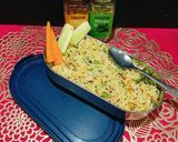 A picture of step 5 of Quick Herb Rice For Tiffin.