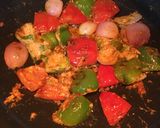 A picture of step 8 of Paneer Tikka Masala.