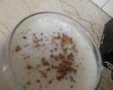 A picture of step 4 of Banana cream cheese shake.