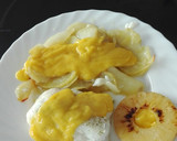 Foto del paso 6 de la receta: Lomo de bacalao con crema de mango y piña