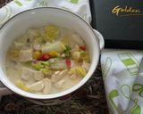 Foto langkah ke 3 dari resep Sawi Putih Tahu Santan.