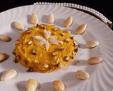 A picture of step 2 of Maja Kalabasa/Squash Pudding.
