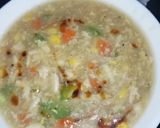 A picture of step 6 of Veg sweet corn soup.