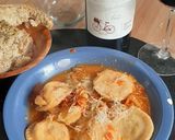 Foto del paso 5 de la receta: Sorrentinos de acelga, ricota y pollo y de jamón cocido y queso