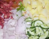 A picture of step 5 of Chickpea special chaat.