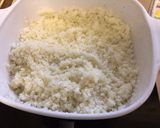 A picture of step 1 of Cauliflower Pizza Crust.